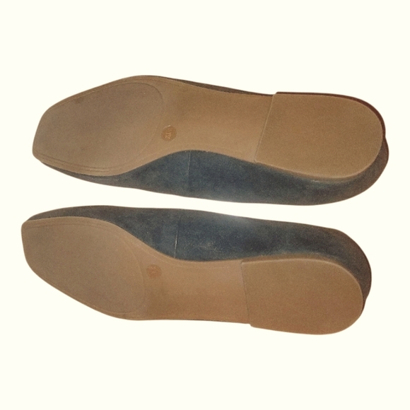 Lucky Brand Women's Black Square Toes Business Career Slip On Ballet Flats 9 1/2 - Picture 5 of 7